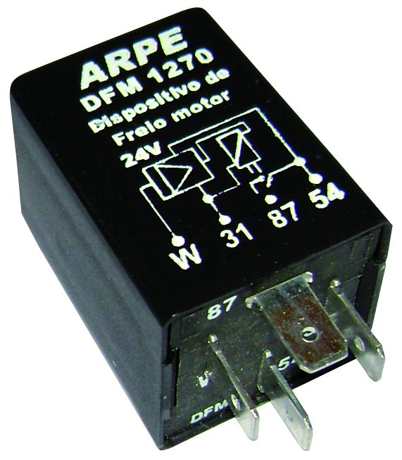 DISPOSITIVO FREIO MOTOR (AUTOMACAO DO SISTEMA) 24V 4 TERM MBB, CAM VW - DFM 1270 24V DISPOSITIVO FREIO MOTOR (AUTOMACAO DO SISTEMA) 24V 4 TERM MBB, CAM VW - DFM 1270 24V